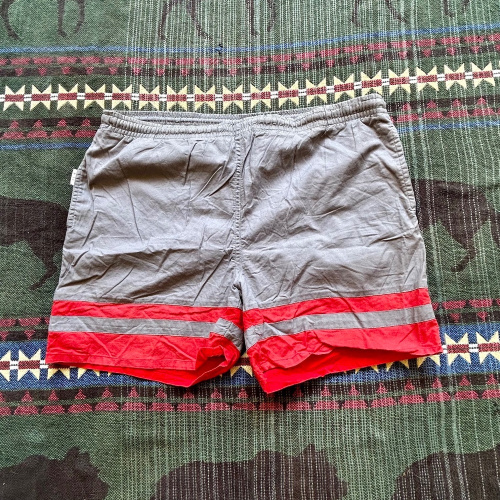 Vintage 90s Hampton Swim Sail Surf Club Swim Trunks Shorts